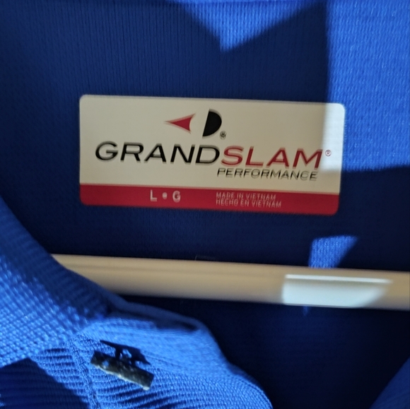 Mens NWT Grand Slam Performance Golf Polo Shirt sz L - Picture 2 of 5